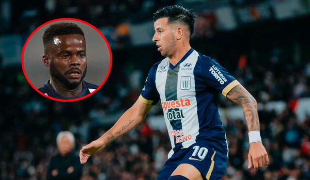 Johnnier Montaño quedó asombrado por el juego de Pablo Ceppelini en Alianza Lima. Foto: composición LR/difusión