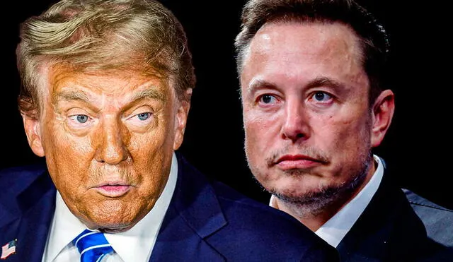 Elon Musk se hizo viral junto a hijo durante una conferencia en la Casa Blanca, que dejó a Trump en medio de polémicas. Foto: composición LR/AFP