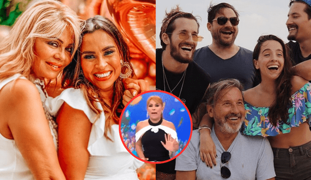 Magaly Medina criticó la comparación que hizo Gisela Valcárcel entre Ethel Pozo y los hijos de Ricardo Montaner. Foto: Composición LR/Instagram/ATV