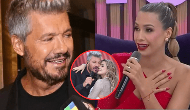 Marcelo Tinelli reafirmó su amor por Milett Figueroa con un mensaje en vivo. Foto: Composición LR/América