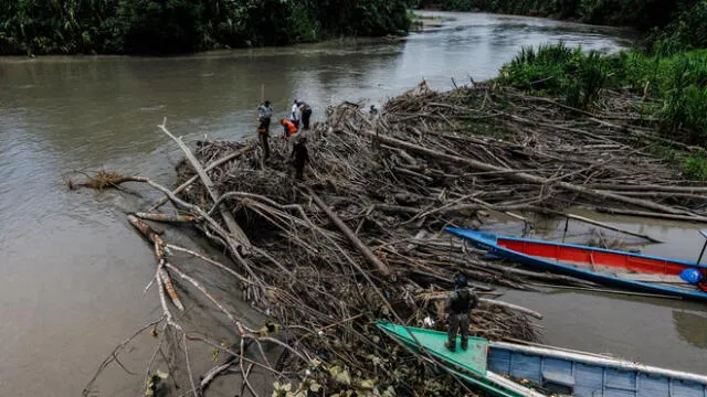 Los cuerpos fueron hallados en distintos sectores del río Inambari. Foto: Paolo Peña