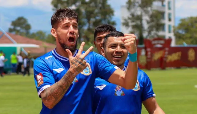 Gabriel Leyes anotó un triplete en la goleada de Binacional ante UTC por 4-0. Foto: Liga 1/X