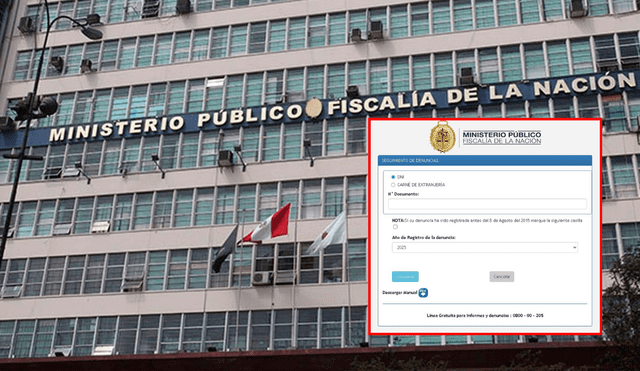 Así puedes consultar en línea el estado de tu denuncia en el Ministerio Público. Foto: composición LR/Andina/Ministerio Público