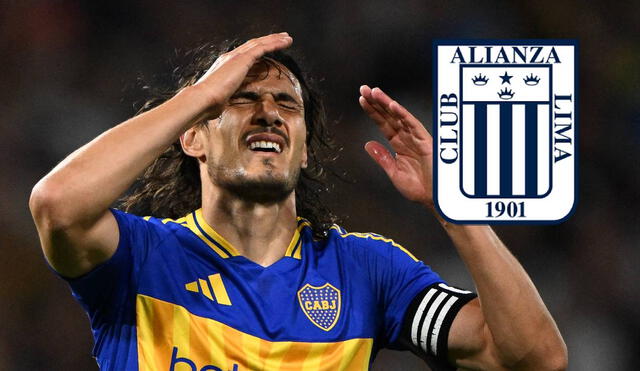Edinson Cavani fue uno de los ausentes en Boca Juniors en el partido de ida contra Alianza Lima por la fase 2 de la Copa Libertadres 2025. Foto: composición LR/AFP Edinson Cavani fue uno de los ausentes en Boca Juniors en el partido de ida contra Alianza Lima por la fase 2 de la Copa Libertadres 2025. Foto: composición LR/AFP