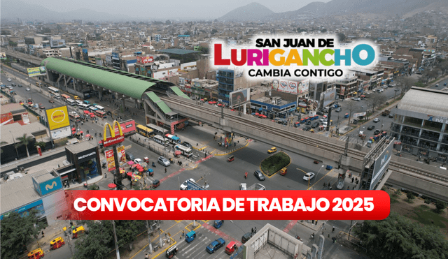 La Municipalidad de San Juan de Lurigancho busca ocupar 750 vacantes con sueldos de S/2.200. Foto: composición LR/Andina La Municipalidad de San Juan de Lurigancho busca ocupar 750 vacantes con sueldos de S/2.200. Foto: composición LR/Andina