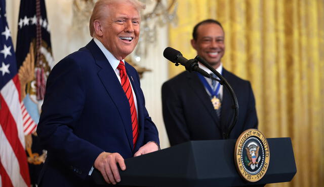 Donald Trump respalda al senado republicano por políticas contra la migración. Foto: AFP Donald Trump respalda al senado republicano por políticas contra la migración. Foto: AFP