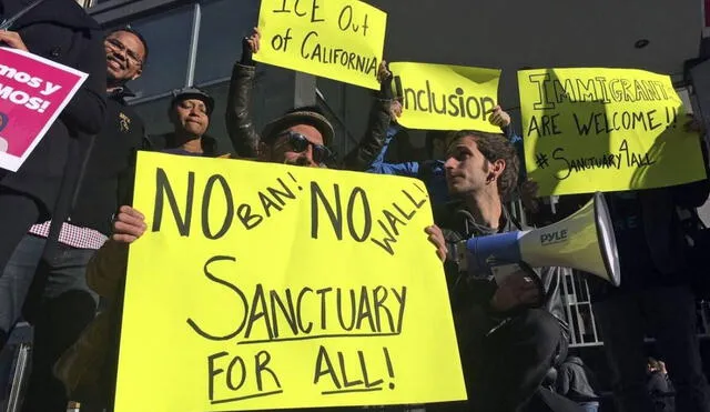 El debate sobre las 'ciudades santuario' en Estados Unidos se reactiva con la propuesta de ley SB554 en California. Foto: Los Angeles Times El debate sobre las 'ciudades santuario' en Estados Unidos se reactiva con la propuesta de ley SB554 en California. Foto: Los Angeles Times