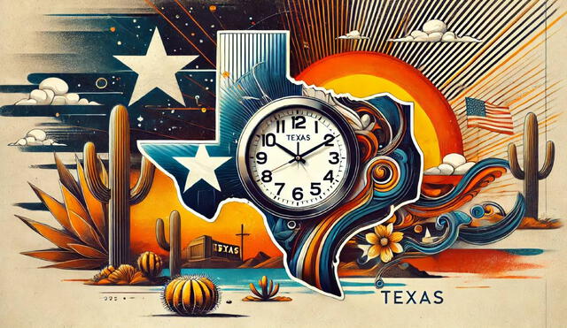 La primavera llegará pronto a Texas y aquí podrás revisar cómo deberás ajustar los relojes. Foto: Dall-E