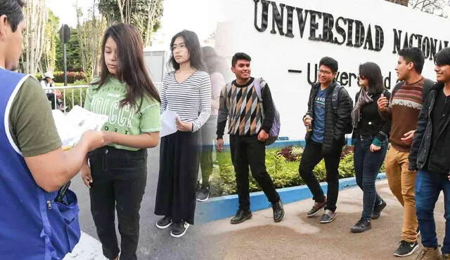 Algunos estudiantes buscan ingresar de manera directa a la UNMSM a través de la Cepre San Marcos. Foto: composición LR/Andina