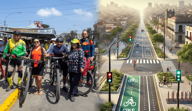 Nueva ciclovía en Rímac se extederá a lo largo de más de un kilómetro. Foto: composición de Jazmin Ceras/La República/IA Nueva ciclovía en Rímac se extederá a lo largo de más de un kilómetro. Foto: composición de Jazmin Ceras/La República/IA