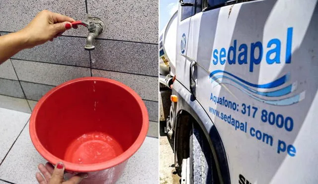 Sedapal anuncia suspensión temporal del suministro de agua en Lima. Foto: composición LR Sedapal anuncia suspensión temporal del suministro de agua en Lima. Foto: composición LR
