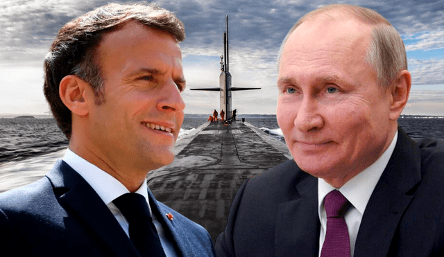 Macron advirtió a los franceses de la realidad de un mundo "cada vez más brutal" en el que Rusia es una amenaza. Foto: Composición LR. Macron advirtió a los franceses de la realidad de un mundo "cada vez más brutal" en el que Rusia es una amenaza. Foto: Composición LR.