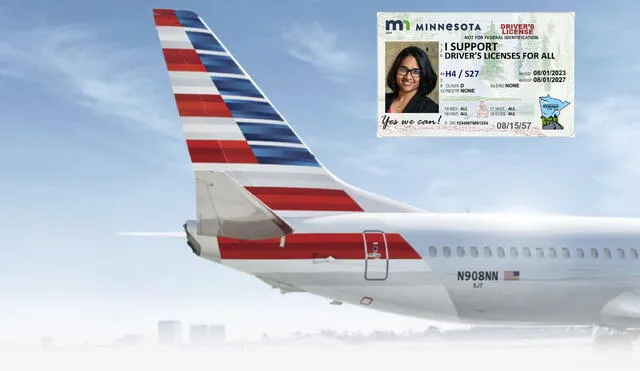 Una entidad de USA detalló qué ocurrirá con aquellas personas que no porten la Real ID a partir del 7 de mayo. Foto: Composición LR/CDN/American Airlines Una entidad de USA detalló qué ocurrirá con aquellas personas que no porten la Real ID a partir del 7 de mayo. Foto: Composición LR/CDN/American Airlines