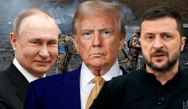 Donald Trump se reunirá con Vladimir Putin el 18 de marzo para discutir el fin de la guerra entre Rusia y Ucrania. Foto: composición LR Donald Trump se reunirá con Vladimir Putin el 18 de marzo para discutir el fin de la guerra entre Rusia y Ucrania. Foto: composición LR