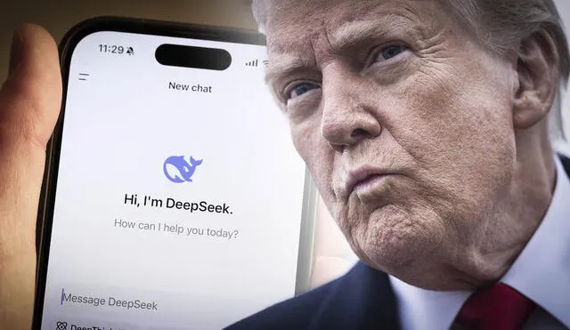 La inteligencia artificial DeepSeek, desarrollada en China, enfrenta restricciones en EE. UU. por preocupaciones de seguridad y privacidad, prohibiendo su uso en dispositivos gubernamentales. Foto: composición LR/AFP La inteligencia artificial DeepSeek, desarrollada en China, enfrenta restricciones en EE. UU. por preocupaciones de seguridad y privacidad, prohibiendo su uso en dispositivos gubernamentales. Foto: composición LR/AFP