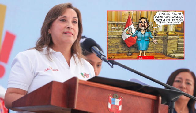 Carlincatura de hoy expone la falta de transparencia en el Gobierno de Dina Boluarte | Composición: LR. Carlincatura de hoy expone la falta de transparencia en el Gobierno de Dina Boluarte | Composición: LR.