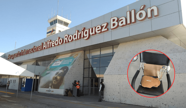 El ''sospechoso objeto'' fue hallado en el Aeropuerto Internacional Alfredo Rodríguez Ballón. Foto: composición LR/El Búho El ''sospechoso objeto'' fue hallado en el Aeropuerto Internacional Alfredo Rodríguez Ballón. Foto: composición LR/El Búho