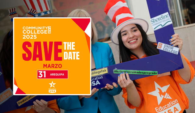 Feria Community Colleges se llevará a cabo en Arequipa este 31 de marzo. Foto: composición LR Feria Community Colleges se llevará a cabo en Arequipa este 31 de marzo. Foto: composición LR