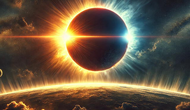 La NASA recomienda usar gafas de eclipse certificadas y filtros solares en telescopios o cámaras para evitar daños. Foto: Dall-E La NASA recomienda usar gafas de eclipse certificadas y filtros solares en telescopios o cámaras para evitar daños. Foto: Dall-E