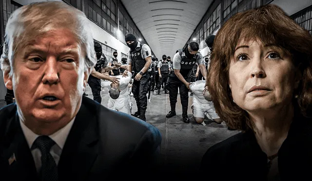 La administración de Trump recurrió el bloqueo de un juez a su plan de deportaciones ante una corte de apelaciones, que escuchó este lunes sus alegatos. Foto: composición LR/AFP. La administración de Trump recurrió el bloqueo de un juez a su plan de deportaciones ante una corte de apelaciones, que escuchó este lunes sus alegatos. Foto: composición LR/AFP.