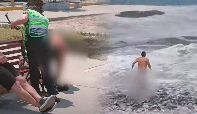 Los usuarios en YouTube no tardaron en aplaudir el acto heroico de este valiente policía. Foto: composición LR/ YouTube / Panamericana TV Los usuarios en YouTube no tardaron en aplaudir el acto heroico de este valiente policía. Foto: composición LR/ YouTube / Panamericana TV