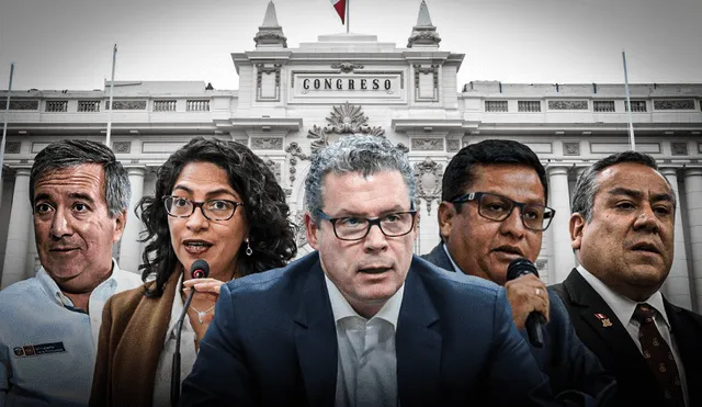 ¿En aprietos? Primer ministro Gustavo Adrianzén y los miembros de su Gabinete Ministerial. Composición: Gerson Cardozo / LR ¿En aprietos? Primer ministro Gustavo Adrianzén y los miembros de su Gabinete Ministerial. Composición: Gerson Cardozo / LR