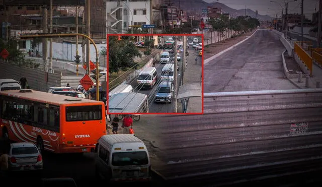 Los comerciantes y transportistas señalan que la congestión vehicular es mayor durante las horas pico. Foto: Composición LR