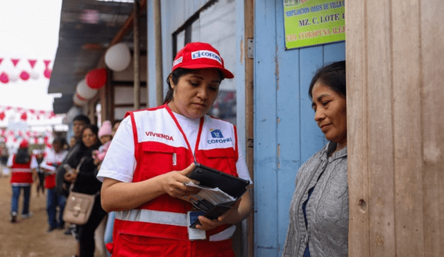 Cofopri gestiona la titulación en favor de los dueños de terrenos informales en Perú. Foto: Andina Cofopri gestiona la titulación en favor de los dueños de terrenos informales en Perú. Foto: Andina