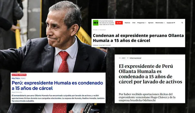 La sentencia generó una amplia cobertura en medios internacionales como RT, ABC, entre otros. Foto: Composición LR/AFP/RT/ABC/DW. La sentencia generó una amplia cobertura en medios internacionales como RT, ABC, entre otros. Foto: Composición LR/AFP/RT/ABC/DW.