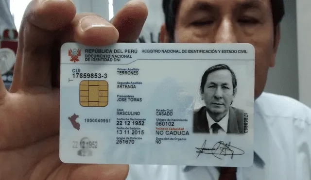 El Registro Nacional de Identificación y Estado Civil (Reniec) se encarga de la emisión del DNI en Perú. Foto: Andina El Registro Nacional de Identificación y Estado Civil (Reniec) se encarga de la emisión del DNI en Perú. Foto: Andina