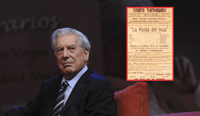 Mario Vargas Llosa promocionó su primera obra literaria durante su etapa escolar. Foto: Composición LR/ Andina/ Salem