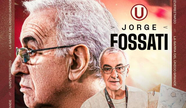 Jorge Fossati regresó a Universitario tras conseguir el campeonato en la temporada 2023. Foto: Universitario Jorge Fossati regresó a Universitario tras conseguir el campeonato en la temporada 2023. Foto: Universitario