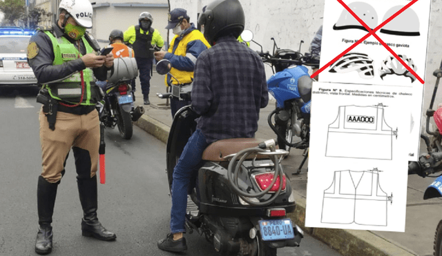 Multarán a motociclistas sin chaleco con placa: empieza en mayo y será S/428 | Sociedad | La República