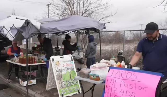 Vendedores ambulantes en Chicago aumentan tras restricciones migratorias impulsadas por Donald Trump. Foto: Univisión