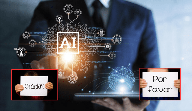 La inteligencia artificial no recomienda usar las palabras 'gracias' y 'por favor'. Foto: composición LR/123F/Seguritecnia La inteligencia artificial no recomienda usar las palabras 'gracias' y 'por favor'. Foto: composición LR/123F/Seguritecnia