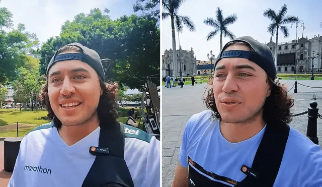 El joven boliviano visitó los distritos de Lima y Miraflores. Foto: composición LR/YouTube/Julio GRD El joven boliviano visitó los distritos de Lima y Miraflores. Foto: composición LR/YouTube/Julio GRD