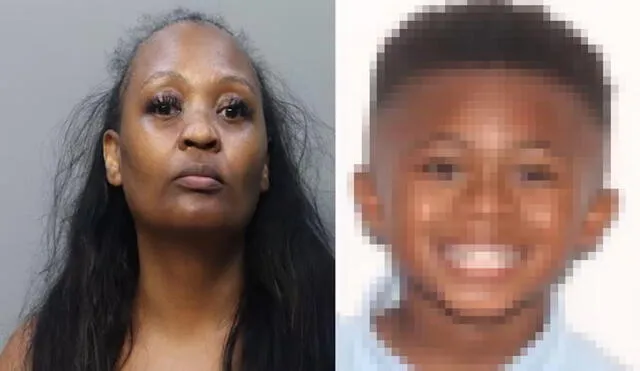 Después de que se emitió una alerta amber, la madre habló por teléfono con un oficial y acordó reunirse con él en la estación de policía de Miami Gardens. Foto: Composición LR Después de que se emitió una alerta amber, la madre habló por teléfono con un oficial y acordó reunirse con él en la estación de policía de Miami Gardens. Foto: Composición LR