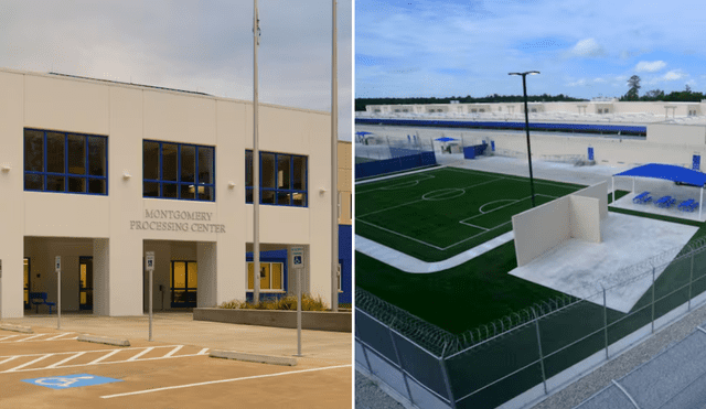 En el centro de Conroe, los inmigrantes tienen acceso a servicios médicos, asesoría legal y audiencias migratorias dentro del mismo recinto, sin necesidad de traslados externos. Foto: composición LR/White Construction Company En el centro de Conroe, los inmigrantes tienen acceso a servicios médicos, asesoría legal y audiencias migratorias dentro del mismo recinto, sin necesidad de traslados externos. Foto: composición LR/White Construction Company