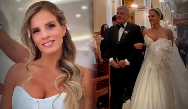 ¿Quién es Angélica García, la diseñadora de Gamarra que creó el impactante vestido de novia de Alejandra Baigorria? Foto: composición LR/Instagram/Trome. ¿Quién es Angélica García, la diseñadora de Gamarra que creó el impactante vestido de novia de Alejandra Baigorria? Foto: composición LR/Instagram/Trome.