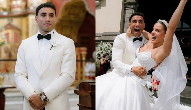 Said Palao hizo una emotiva publicación tras su boda con Alejandra Baigorria. Foto: Composición LR/difusión Said Palao hizo una emotiva publicación tras su boda con Alejandra Baigorria. Foto: Composición LR/difusión
