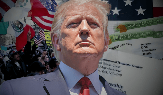USCIS confirma que algunos inmigrantes en Estados Unidos están protegidos ante las deportaciones de Donald Trump. Foto: composición LR/AFP
