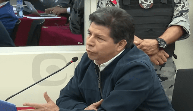 Pedro Castillo afronta un juicio oral por el intento fallido de golpe de Estado. Foto: Captura