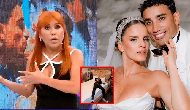 Alejandra Baigorria y Said Palao se casaron el sábado 26 de abril. Foto: Composición LR/ATV/Instagram. Alejandra Baigorria y Said Palao se casaron el sábado 26 de abril. Foto: Composición LR/ATV/Instagram.