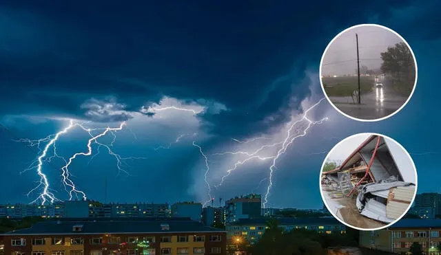 Una tormenta tipo derecho azotó el centro y noreste de EE. UU., dejando tres muertos, más de 700.000 personas sin electricidad y severos daños materiales en varios estados. Foto: composición LR Una tormenta tipo derecho azotó el centro y noreste de EE. UU., dejando tres muertos, más de 700.000 personas sin electricidad y severos daños materiales en varios estados. Foto: composición LR