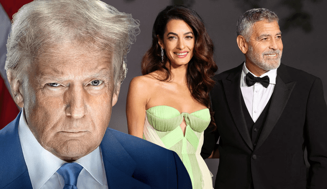 Clooney, de nacionalidad británica, vive parte del año en EE.UU. junto a su esposo, el actor George Clooney, con quien tiene dos hijos. Foto: composición LR Clooney, de nacionalidad británica, vive parte del año en EE.UU. junto a su esposo, el actor George Clooney, con quien tiene dos hijos. Foto: composición LR