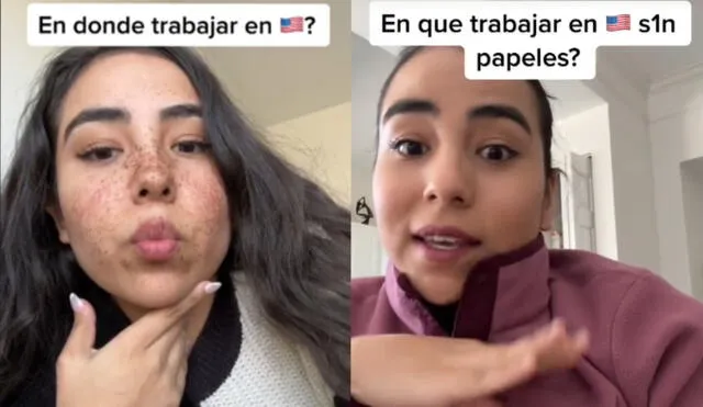 Valerie Ornelas, una joven migrante mexicana, ofreció valiosos consejos a otros migrantes que se encuentran en búsqueda de trabajo en EEUU. Foto: TikTok (@kvornelas) Valerie Ornelas, una joven migrante mexicana, ofreció valiosos consejos a otros migrantes que se encuentran en búsqueda de trabajo en EEUU. Foto: TikTok (@kvornelas)