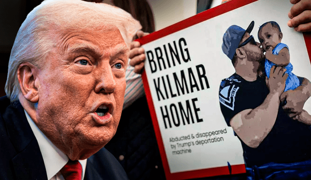 Donald Trump reafirmó que no será posible el regreso de Kilmar Ábrego a Estados Unidos. Foto: composición LR