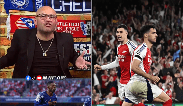 "Mr Peet fue tajante al afirmar que el Arsenal es un invento y que solo logró eliminar al Real Madrid en cuartos de final de la Champions porque aprovechó el mal momento que atravesaba el club blanco. Foto: composición LR/Red Noticias/TikTok