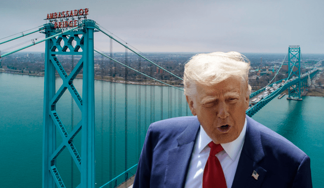 Trump y CBP intensifican detenciones a migrantes en el Ambassador Bridge. Trump y CBP intensifican detenciones a migrantes en el Ambassador Bridge.