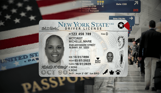 Inmigrantes con Green Card deberán tener Real ID desde mayo de 2025 para vuelos y trámites en Estados Unidos. Foto: composición LR/difusión Inmigrantes con Green Card deberán tener Real ID desde mayo de 2025 para vuelos y trámites en Estados Unidos. Foto: composición LR/difusión